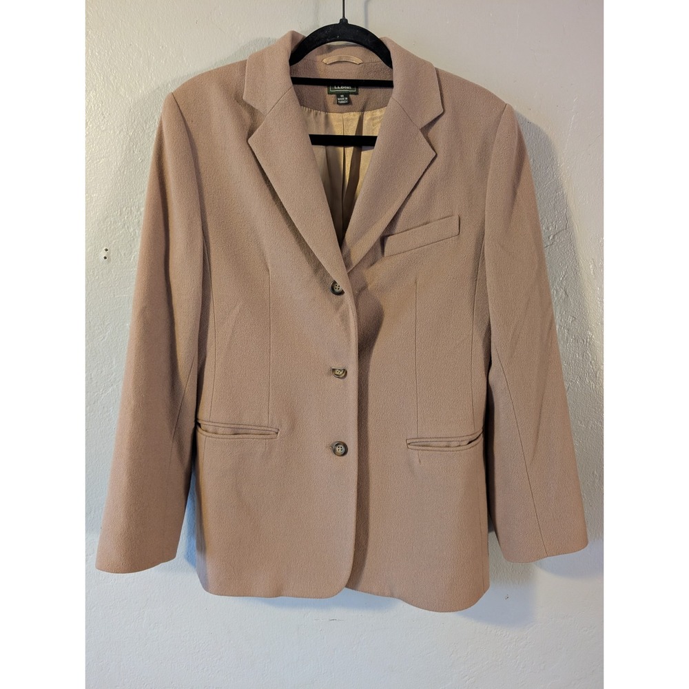 L.L. Bean Wool / Cashmere Blend Blazer Jacket womens size 8 R